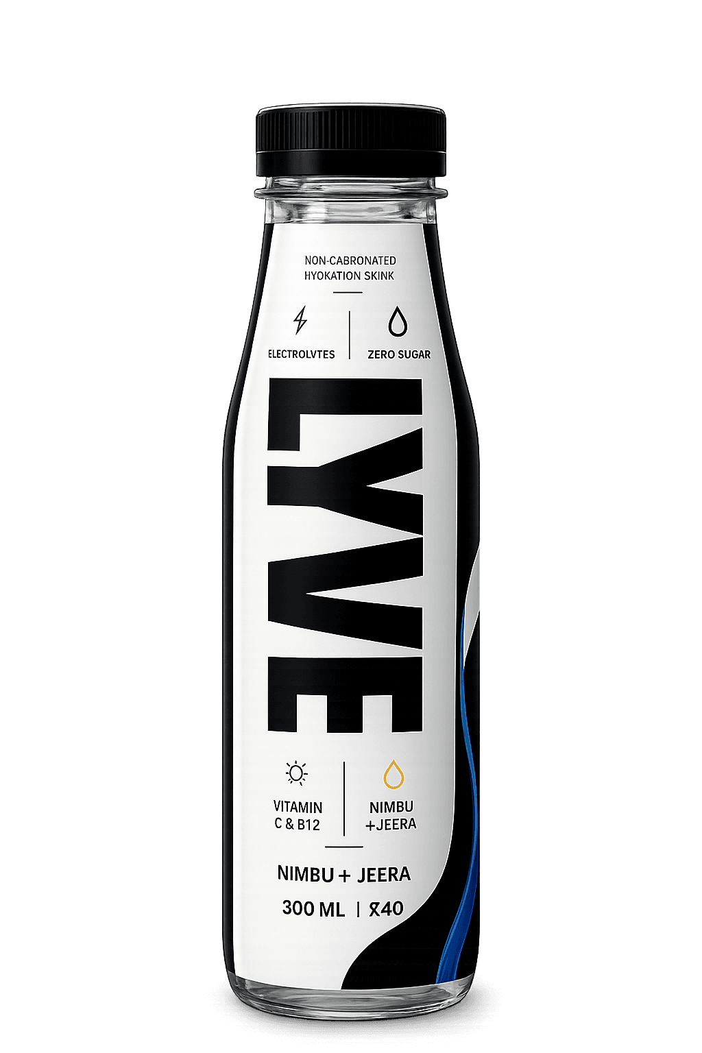 LYVE Nimbu + Jeera bottle front view